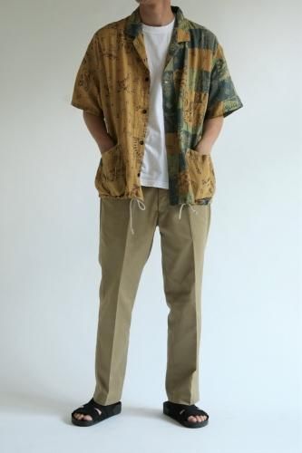 ANACHRONORM パッチワーク柄 カバーオール アロハ シャツ ANACHRONORM “S/S PATCH WORK COVERALL SHIRT
