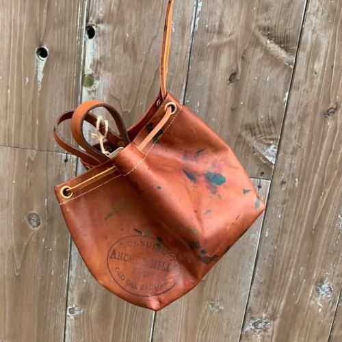 r*o様 VASCO 巾着型　Leather ToteBag レザートートバッグ vasco 最大51% 9/28限定 バッグ 巾着バッグ ハンドバッグ トート