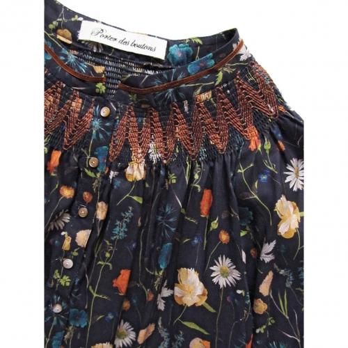 Porter des boutons “LIBERTY PRINTスモッキング刺繍ドレス” - TRIBECA Porter des boutons “LIBERTY PRINTスモッキング刺繍ドレス” - TRIBECA