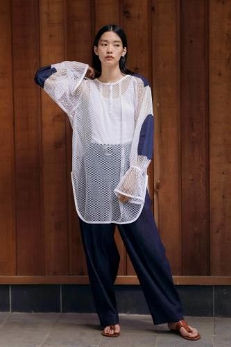 RUMBLE RED コマンドメッシュブラウス RUMBLE RED “Commando Mesh Blouse” - Tribeca