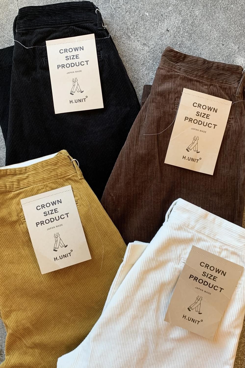 H.UNIT “Corduroy crownsize trousers” - Tribeca H.UNIT “Corduroy crownsize trousers” - Tribeca