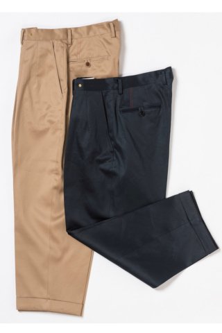 ANACHRONORM “COLD MERCE TUCK WIDE TROUSERS”