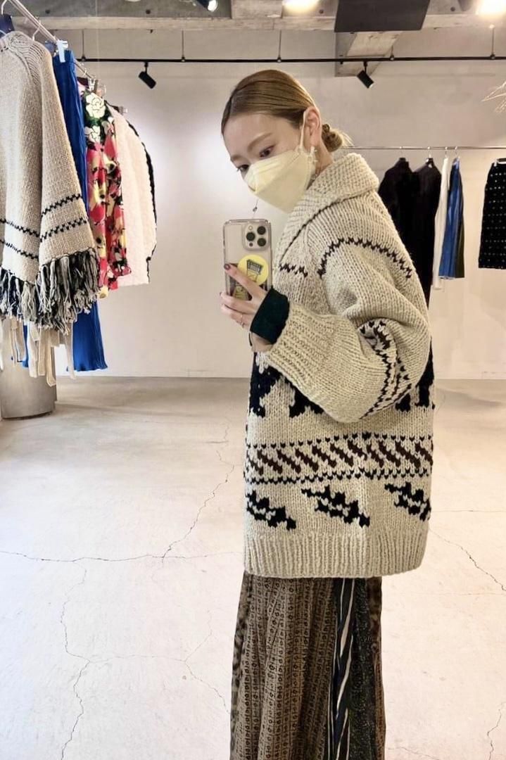 BELPER “COWICHAN KNIT JACKET” - Tribeca BELPER “COWICHAN KNIT JACKET” - Tribeca