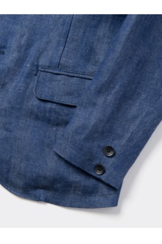 ORGUEIL “Indigo Linen Jacket” - Tribeca