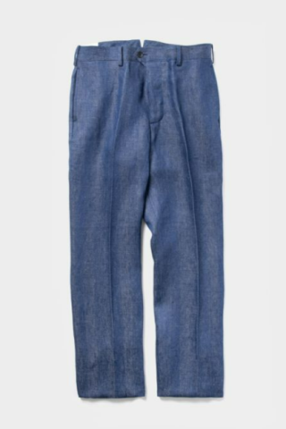 ORGUEIL Indigo Linen Trousers