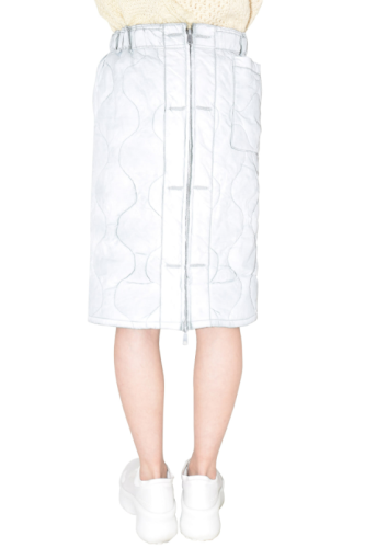超人気新品 “circa 77circa make Tribeca - skirt” tight quilting up zip ジャケット・アウター