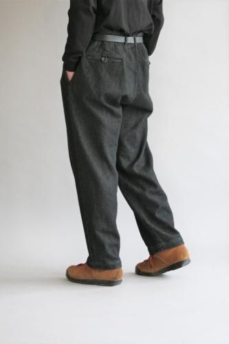 ANACHRONORM Wool Ankle Tuck Wide Trousers [BROWN] - Fresh