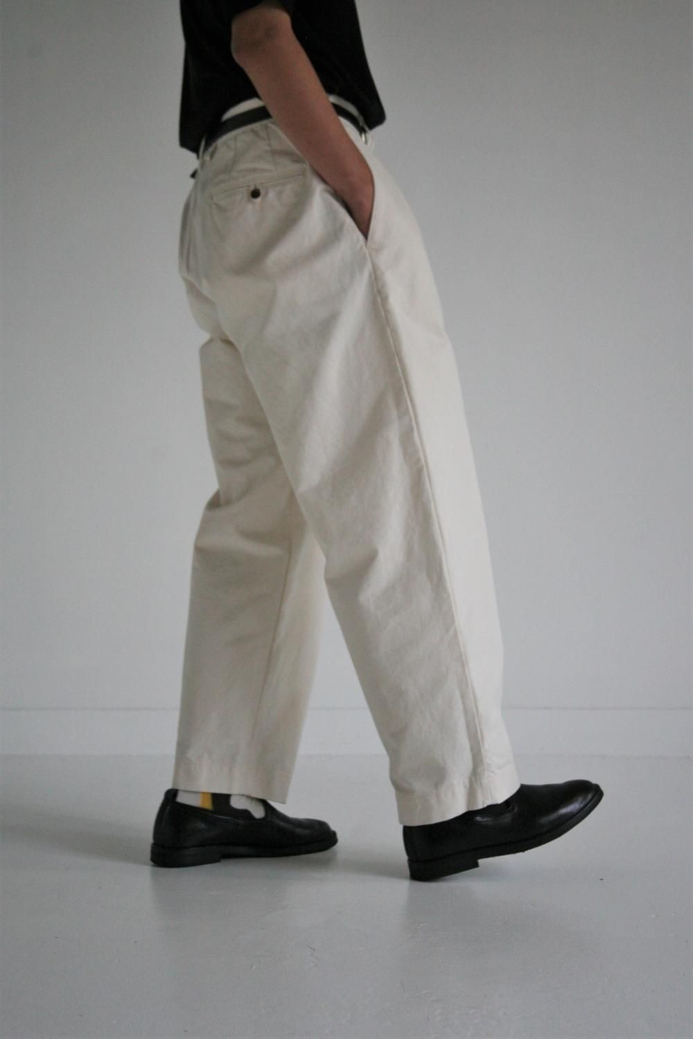 ANACHRONORM “STANDARD TUCK WIDE TROUSERS” - Tribeca