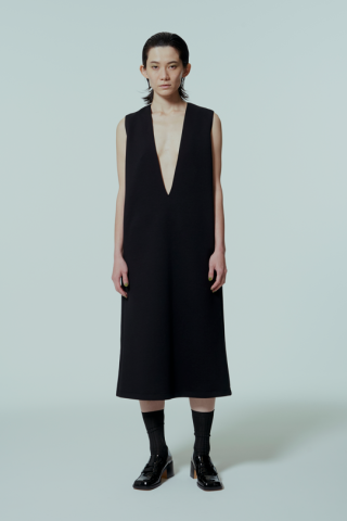 KENJI HIKINO “V-neck Jersey Dress”の商品画像