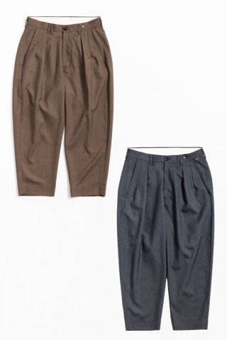 ANACHRONORM “SUMMER WOOL TAPERED TROUSERS”