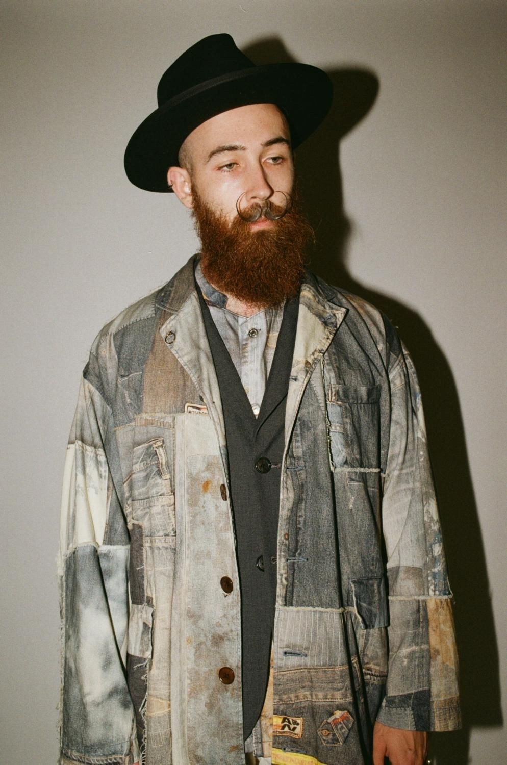 ANACHRONORM “ARCHIVE DENIM COLLAGE COAT” - Tribeca