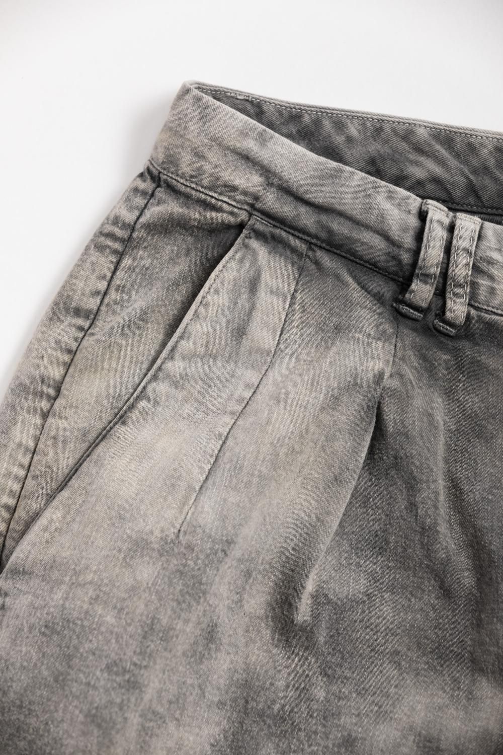 ANACHRONORM “SULFUR DYE TUCK SHORTS” - Tribeca