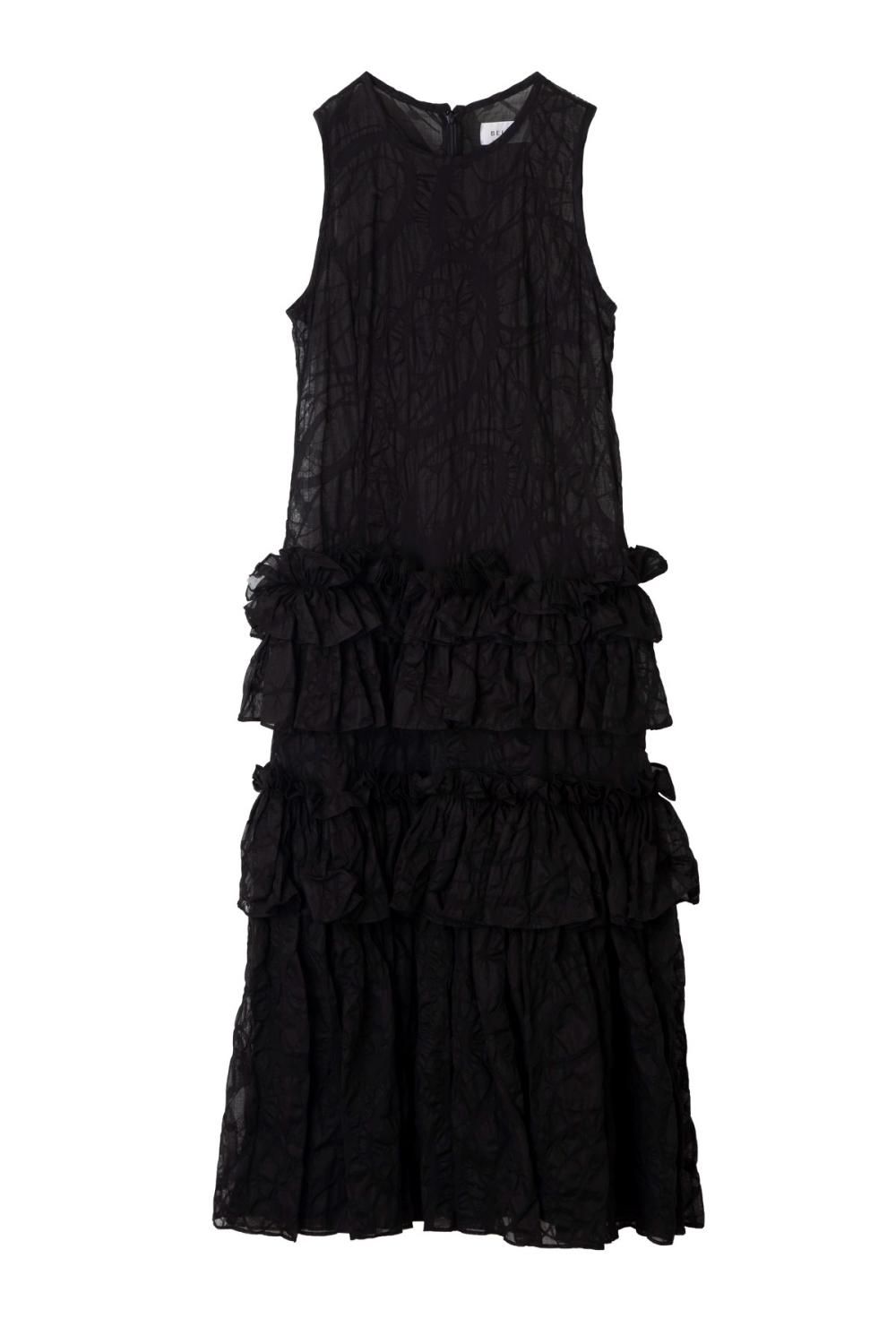 BELPER GATHERED DRESS ワンピース BELPER “GATHERED RIPPLE DRESS” - Tribeca