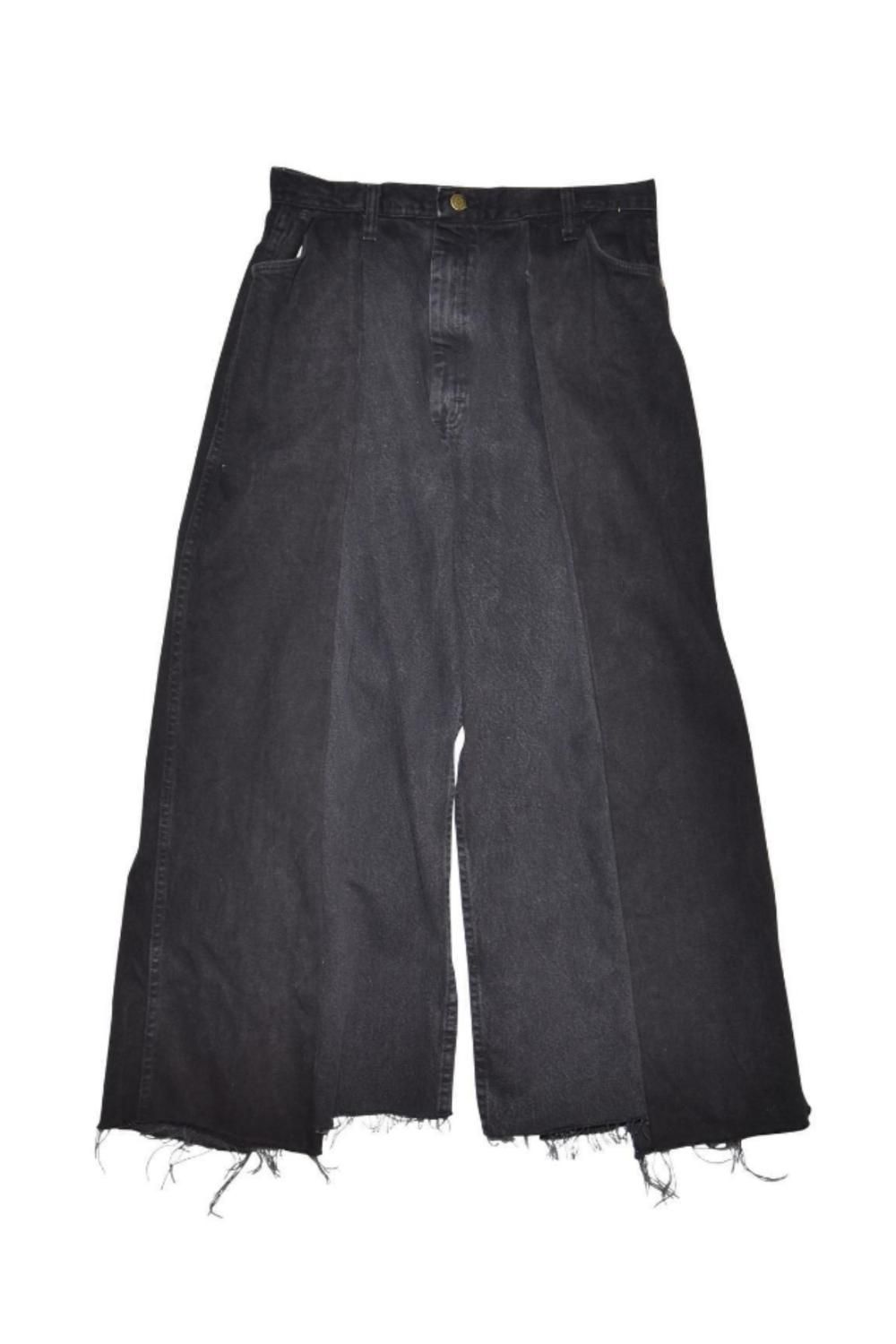 77circa “circa make deep two tuck denim pants” - Tribeca