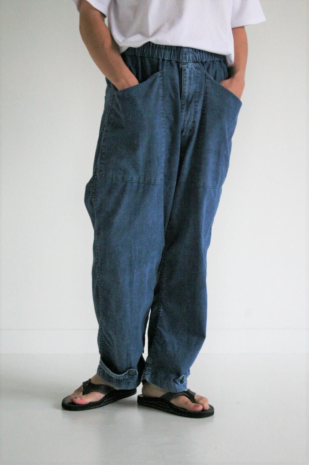 ANACHRONORM “CHINA WIDE EASY PANTS (BLEACH WASH)” - TRIBECA ANACHRONORM “CHINA WIDE EASY PANTS (BLEACH WASH)” - TRIBECA