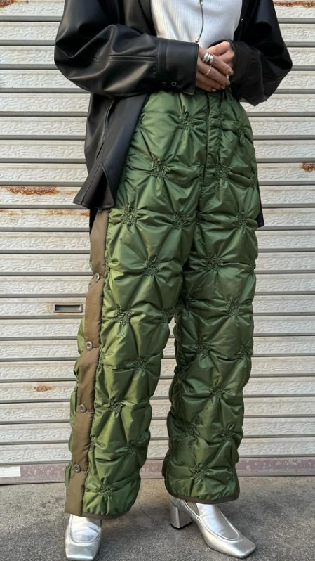 やーやーやー 様　BELPER（ベルパー）　パンツ TRENT別注カラー 】BELPER ベルパー / BLEACHED RUFFLE PANTS