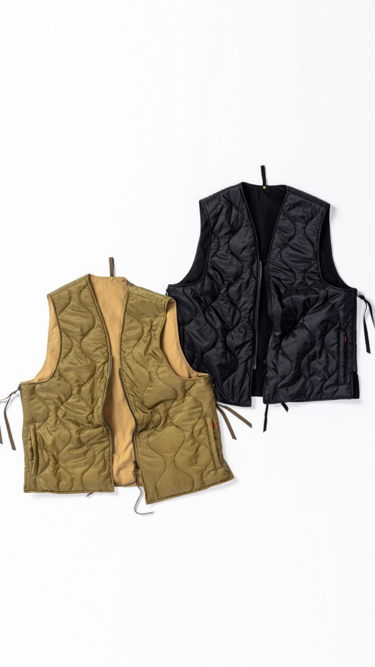 ANACHRONORM REVERSIBLE QUILTED VEST