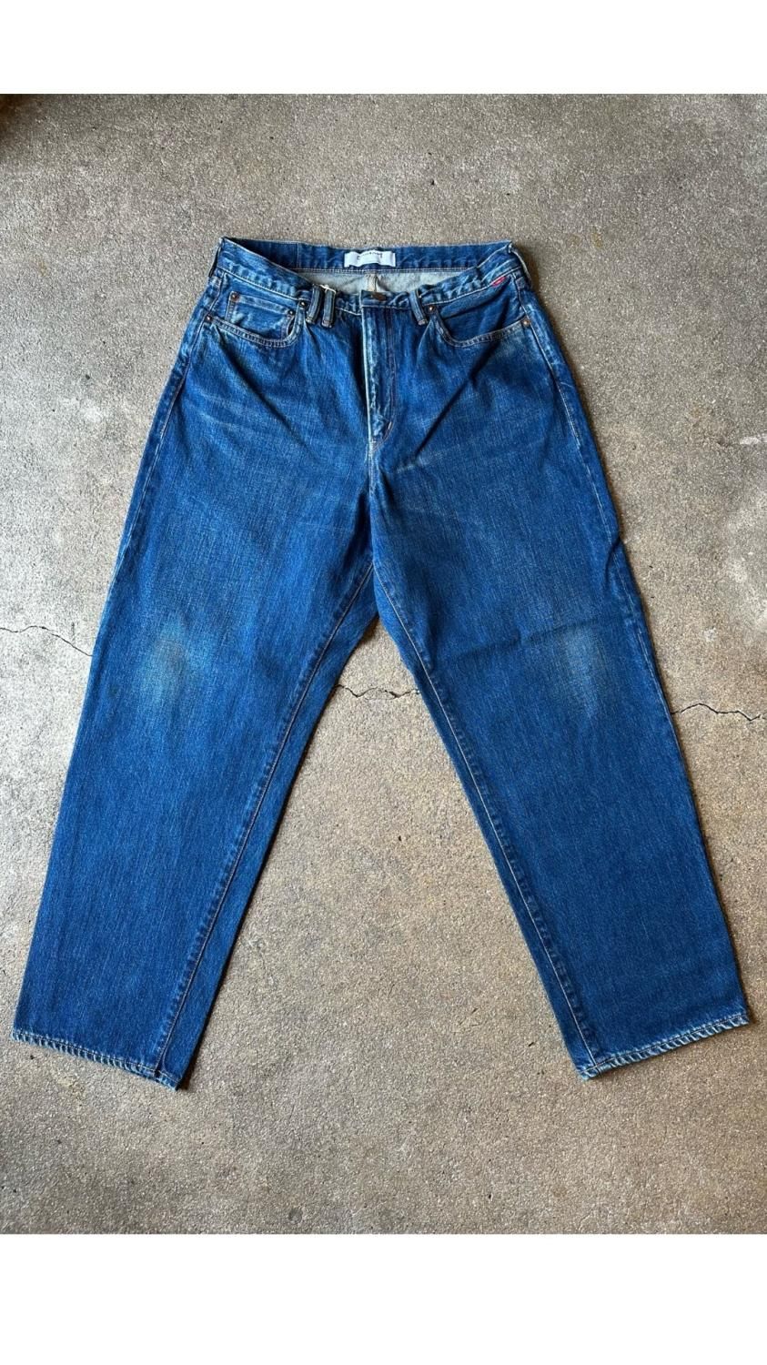 ANACHRONORM “80's WIDE 5P PANTS (ONE YEAR WASH)” - TRIBECA ANACHRONORM “80's WIDE 5P PANTS (ONE YEAR WASH)” - TRIBECA