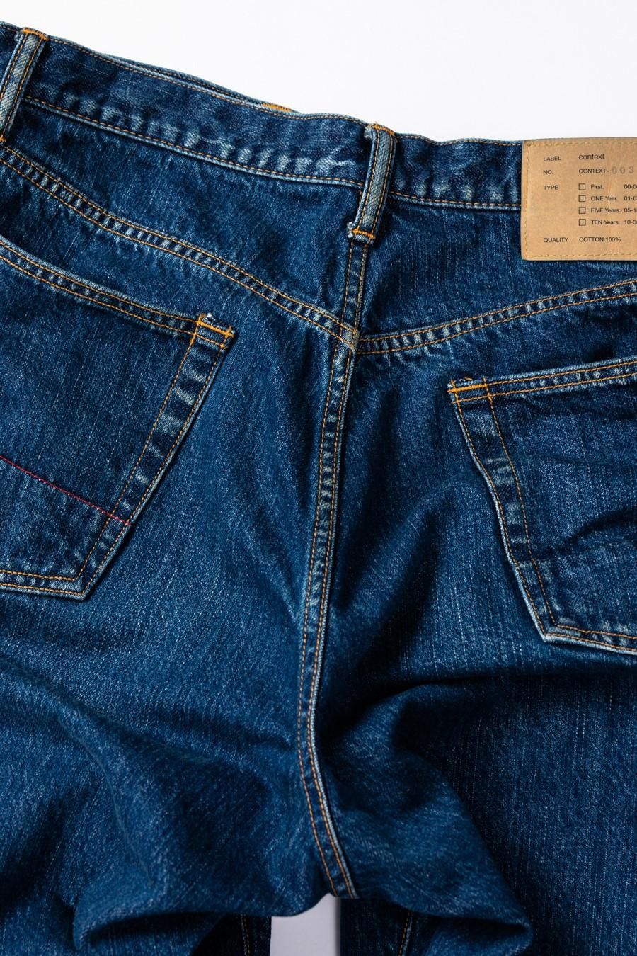 ANACHRONORM “80's WIDE 5P PANTS (ONE YEAR WASH)” - TRIBECA ANACHRONORM “80's WIDE 5P PANTS (ONE YEAR WASH)” - TRIBECA