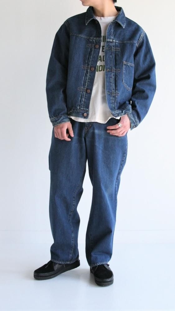 ANACHRONORM “FRONT TUCK DENIM JACKET (ONE YEAR WASH