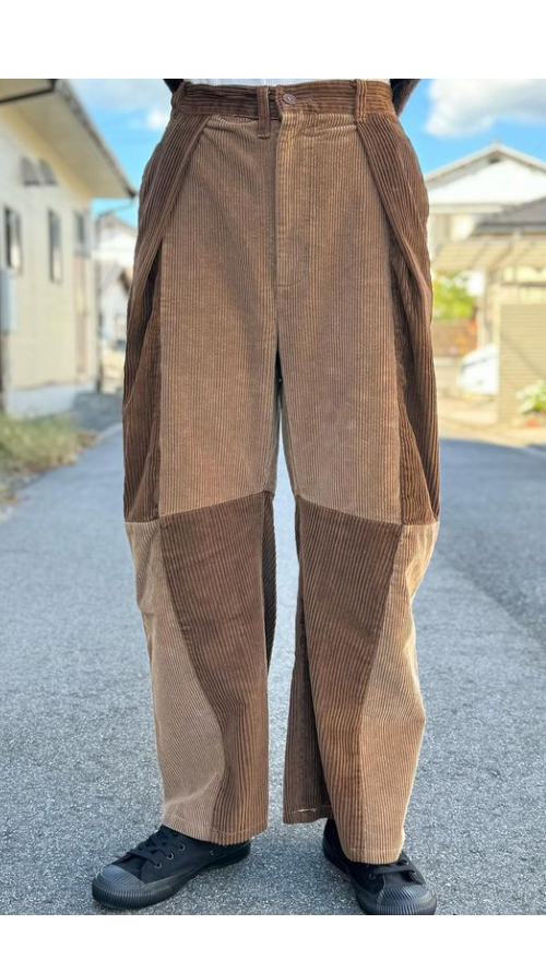 77circa “circa make cross cutback corduroy wide pants 77circa “circa make cross cutback corduroy wide pants