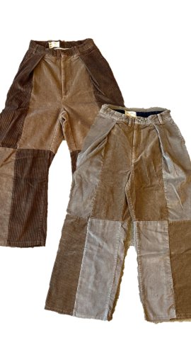 77circa “circa make cross cutback corduroy wide pants”の商品画像