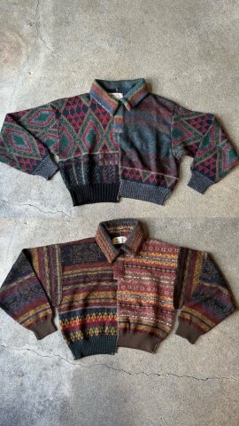 77circa “circa make rugger design patterned knit (Short)”の商品画像