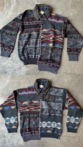 77circa “circa make rugger design patterned knit (Medium)”