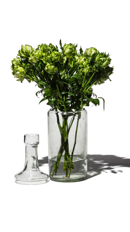 PUEBCO RECYCLED GLASS 2-WAY FLOWER VASE