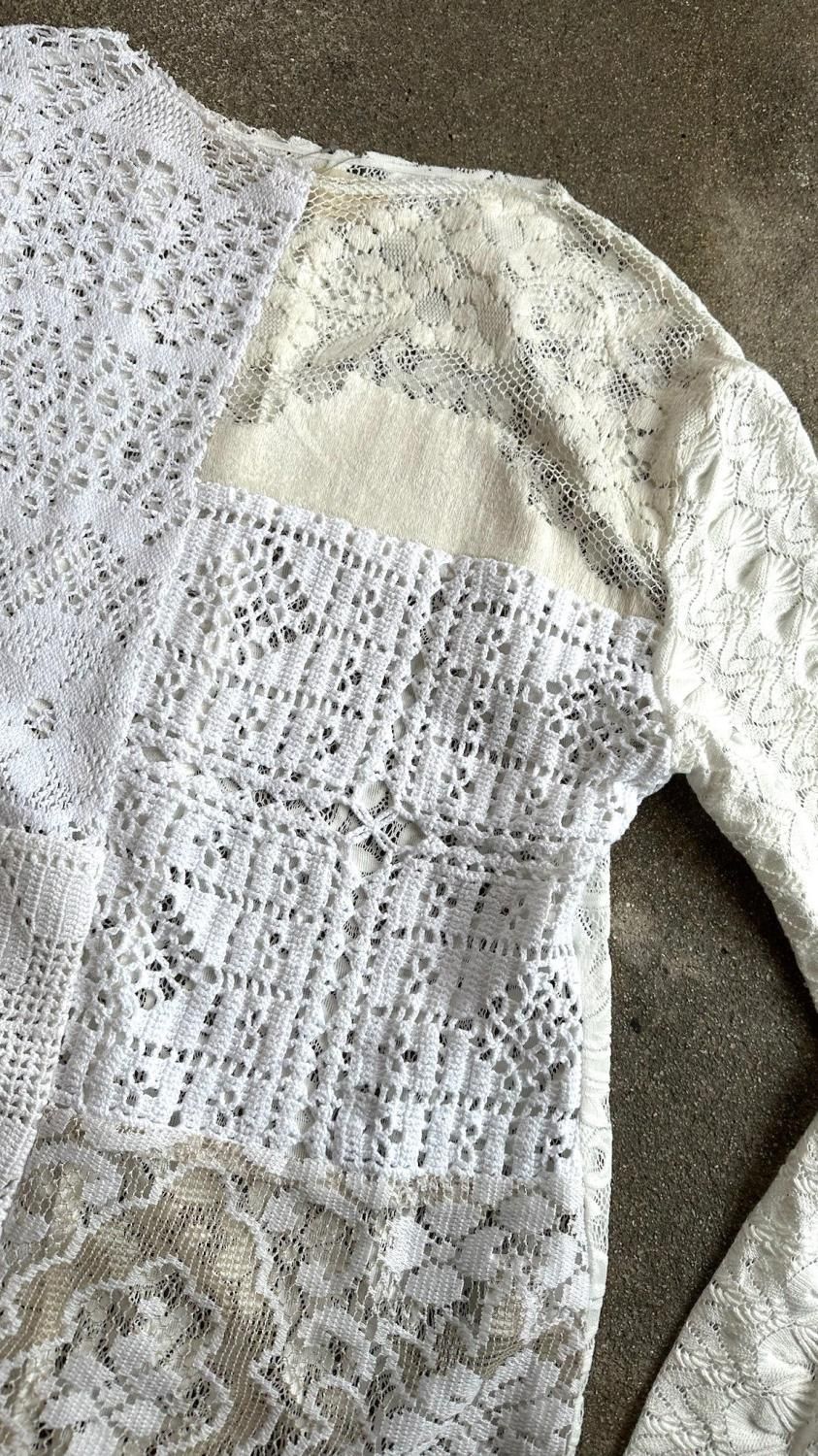 77circa “circa make antique lace L/S top”- TRIBECA