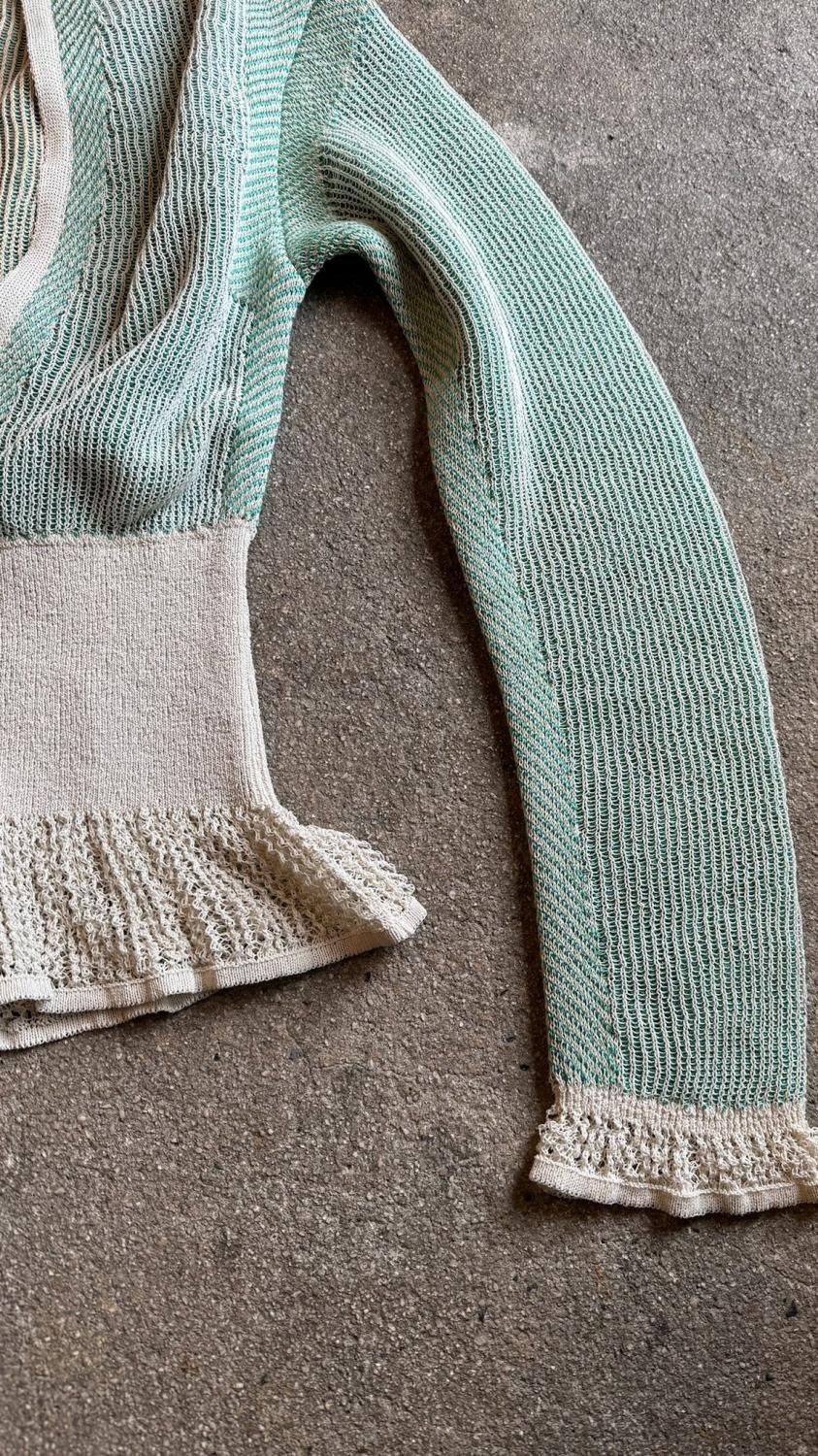 MURRAL Pigment knit cardigan ミューラル MURRAL 