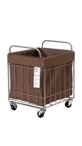 “FOLDING LAUNDRY SQUARE BASKET with CASTER 40L WIDE”の商品画像