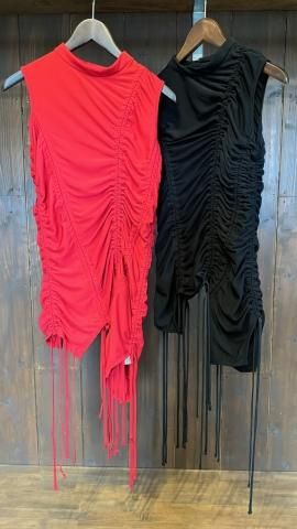 最安値！【MURRAL 】Melt rib top (Black) /ミューラル