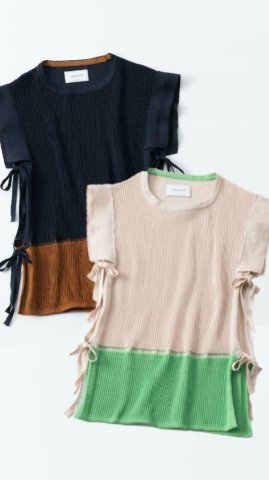 TRICOTE RIB KNIT TANKTOP