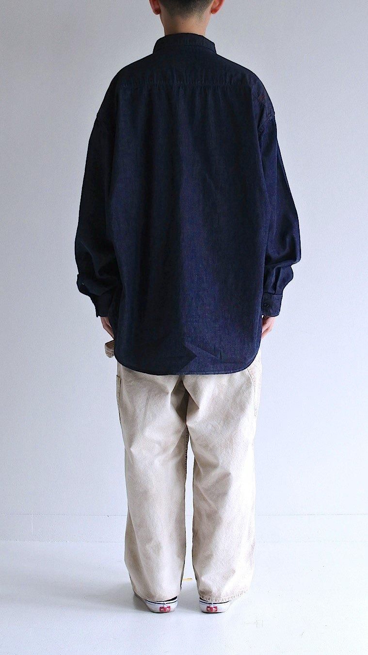 ANACHRONORM “LIGHT oz DENIM TUCK LONG SHIRTS”- Tribeca ANACHRONORM “LIGHT oz DENIM TUCK LONG SHIRTS”- Tribeca