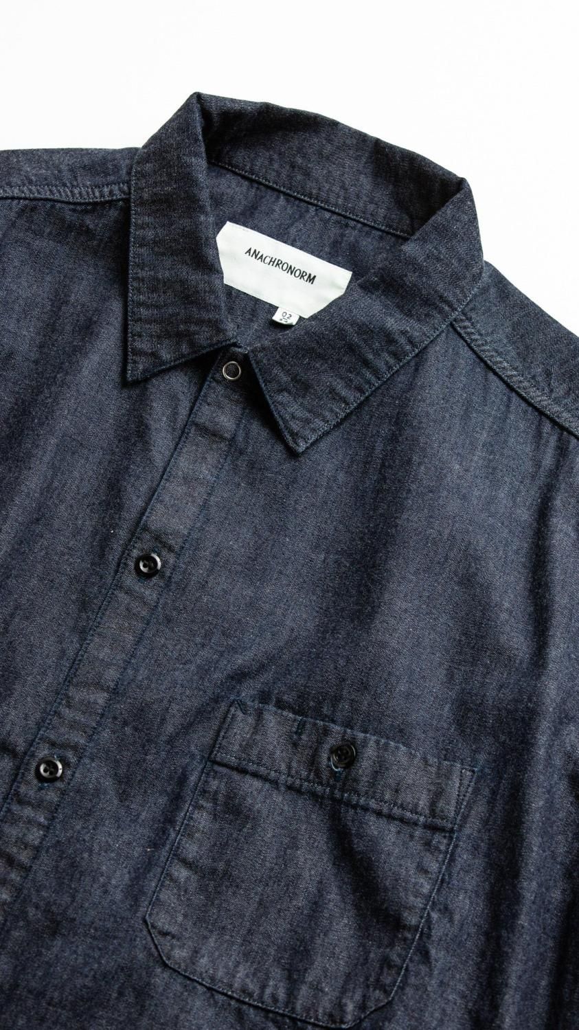 ANACHRONORM INDIGO DYED C/N Anorak Jacket [INDIGO] - Fresh