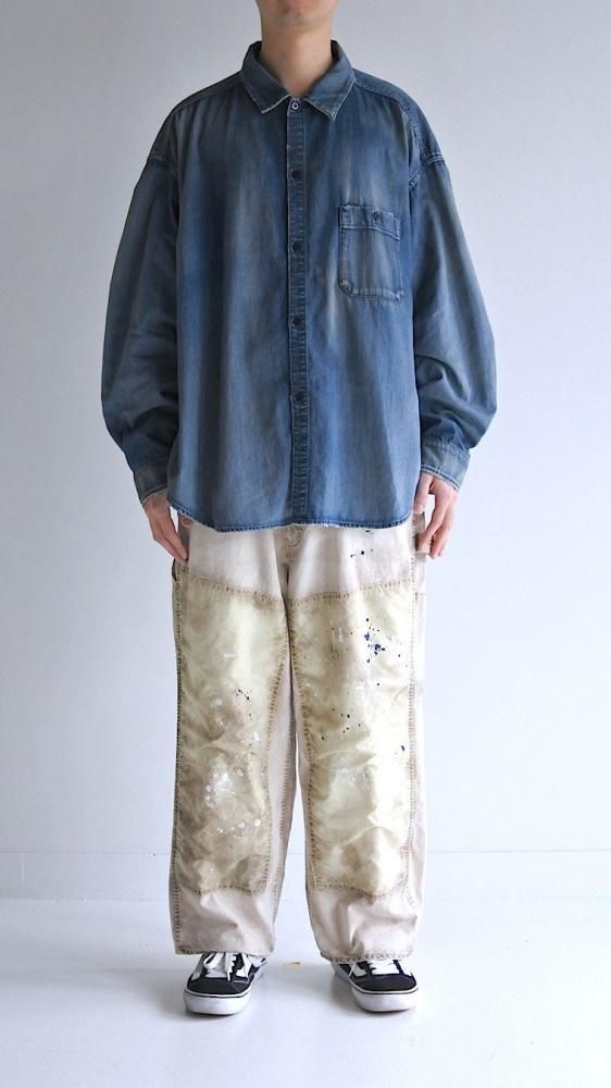 ANACHRONORM “LIGHT oz DENIM TUCK LONG SHIRTS” - Tribeca ANACHRONORM “LIGHT oz DENIM TUCK LONG SHIRTS” - Tribeca