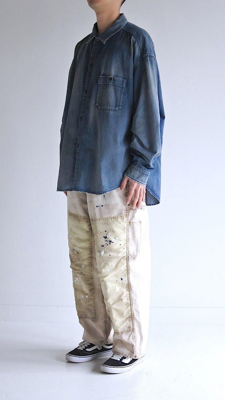 ANACHRONORM “LIGHT oz DENIM TUCK LONG SHIRTS” - Tribeca