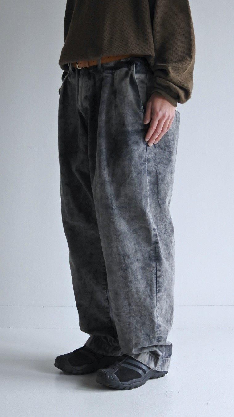 ANACHRONORM “SULFUR DYED TUCK WIDE TROUSERS” - Tribeca（トライベカ