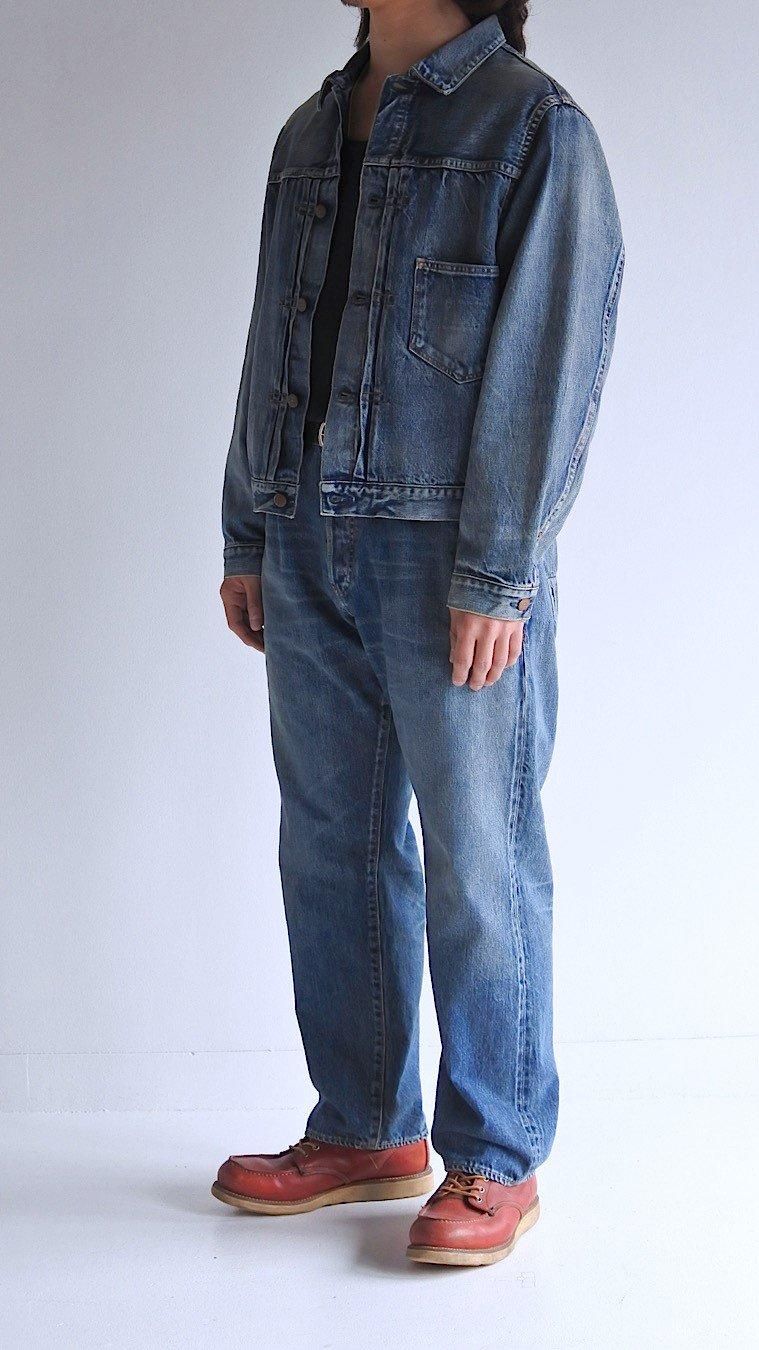 ANACHRONORM “FRONT TUCK DENIM JACKET (FIVE YEARS WASH)” - Tribeca