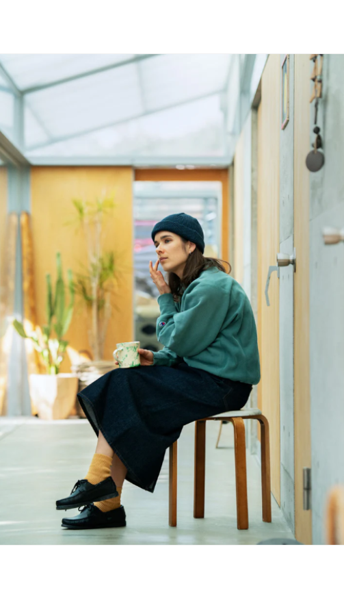 ROTOTO “ONE SIZE FITS ALL COTTON RIBBED SOCKS” - Tribeca