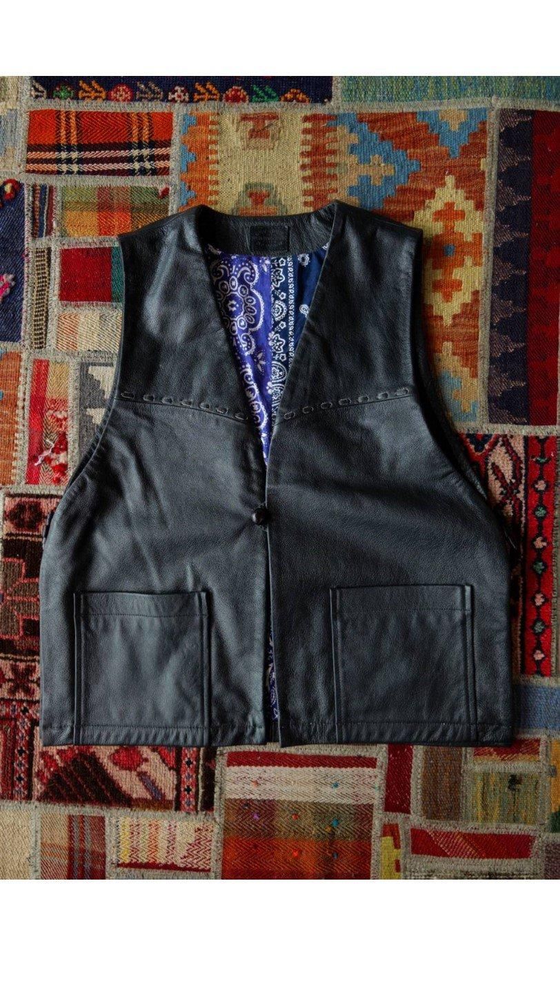 Nasngwam ナスングワム Pueblo Vest Nasngwam. ナスングワム / PUEBLO LEATHER VEST プエブロベスト