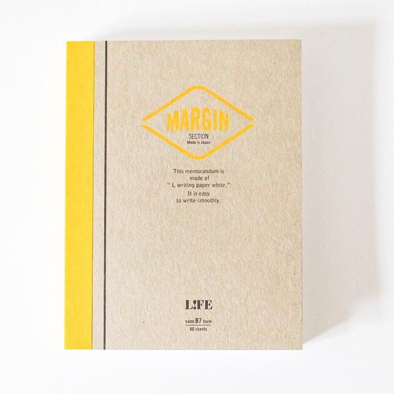 Life ライフ マージンメモ Margin Memo Semib7 方眼 商いや 山田のネット通販 仙台の文房具とドイツの木のおもちゃお店 Life ライフ マージンメモ Margin Memo Semib7 方眼 商いや 山田のネット通販 仙台の文房具とドイツの木のおもちゃお店