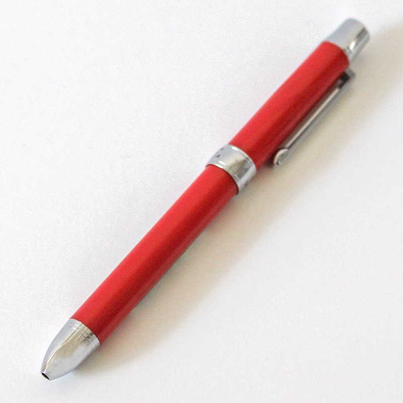 ZEBRA ゼブラ　赤　レッド　ストライプ　多機能　ボールペン