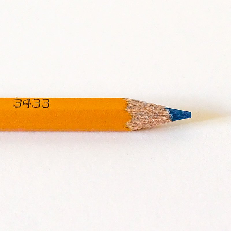 KOH-I-NOOR コヒノール 二色鉛筆 オフィスペンシル 3433 黄軸