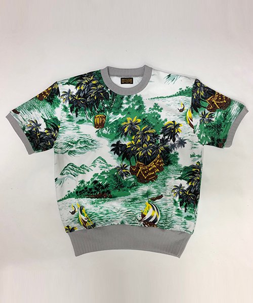 <img class='new_mark_img1' src='https://img.shop-pro.jp/img/new/icons20.gif' style='border:none;display:inline;margin:0px;padding:0px;width:auto;' />RAGTIME HAWAIIAN SWEAT PLAY SHIRTS