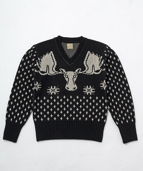 <img class='new_mark_img1' src='https://img.shop-pro.jp/img/new/icons20.gif' style='border:none;display:inline;margin:0px;padding:0px;width:auto;' />RAGTIME MOOSE V NECK SWEATER