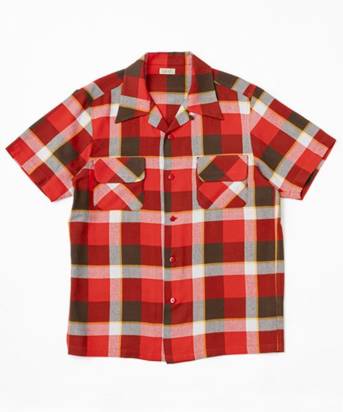 <img class='new_mark_img1' src='https://img.shop-pro.jp/img/new/icons20.gif' style='border:none;display:inline;margin:0px;padding:0px;width:auto;' />RAGTIME OG PLAID RAYON S/S SHIRTS
