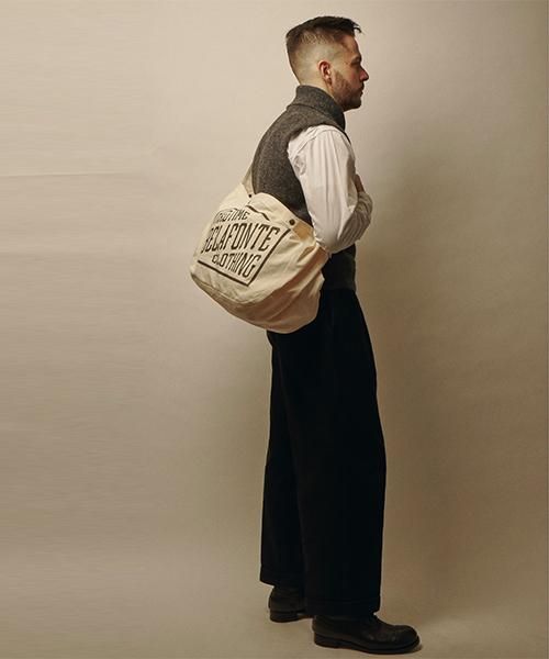 BELAFONTE ベラフォンテ ニュースペーパー バッグ キャンバス RAGTIME