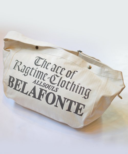 RAGTIME HERRINGBONE NEWSPAPER BAG (BELAFONTE ALLSOULS) - 【公式 